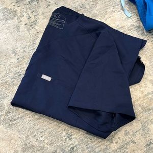 Navy Catrina Scrub Top Navy 2XL